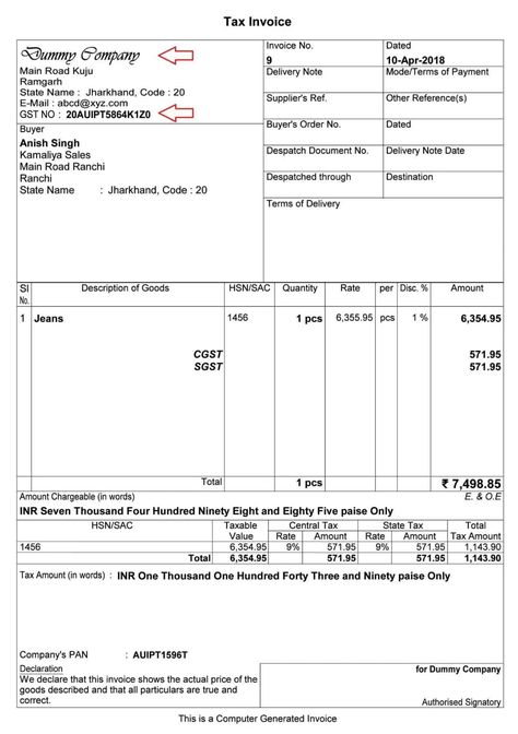 Tally Invoice Customization TDL – (Company Name and GST No. Customize) – TechGuruPlus.com Tax Invoice Format, Gst Bill Format, Invoice Format In Excel, Freelance Invoice Template, Tally Prime, Executive Summary Template, Freelance Invoice, Invoice Sample, Balance Sheet Template