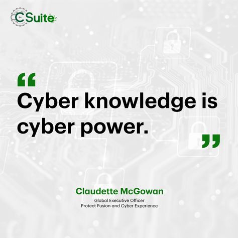 #CyberSecurity 🕵️‍♂️❗ 🌟 "Cyber knowledge is cyber power." - Claudette McGowan #ConnectedandProtected #CSuite #Tech #Quotes Tech Quotes, Incoming Call, Incoming Call Screenshot, Quotes