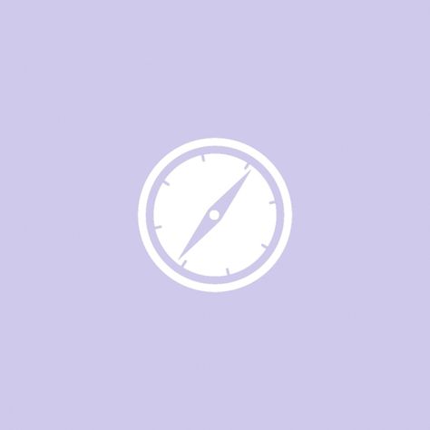 Safari Purple, Iphone Purple, Safari Icon, Icons For Iphone, Pastel Lilac, Ios Icon, Photo Apps, App Icon Design, Purple Aesthetic