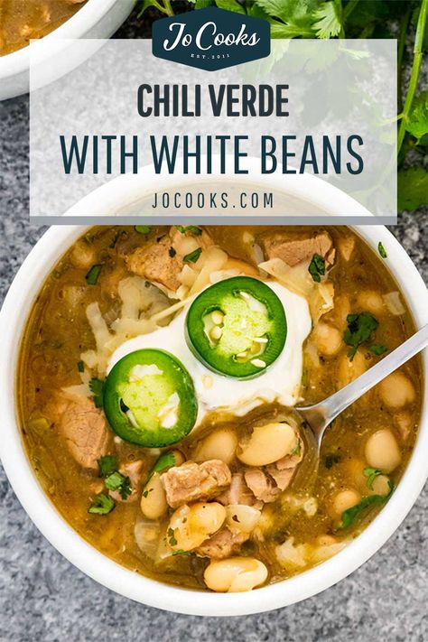 Pork Chili Verde Soup, White Pork Chili, Pork Chili Verde Recipe, Green Sauces, Pork Chili Verde, Meaty Chili, Crockpot Pork Carnitas, Green Chili Soup, Chili Verde Recipe