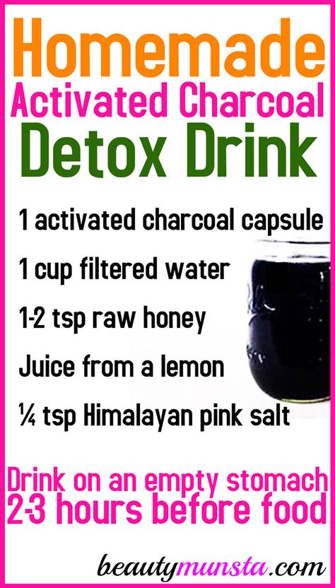 Try this activated charcoal juice recipe for a natural detox at home! Detox is one of those popular words you hear nowadays. But is it necessary? Some people say our bodies are perfectly capable of detoxifying the body naturally, thank you very much. However, I believe in this toxin-filled world laden with chemicals, pollution and … Detox Shots, Charcoal Benefits, Health Notes, Body Code, Detox Waters, Stomach Bug, Master Cleanse, Lemon Detox, Full Body Detox