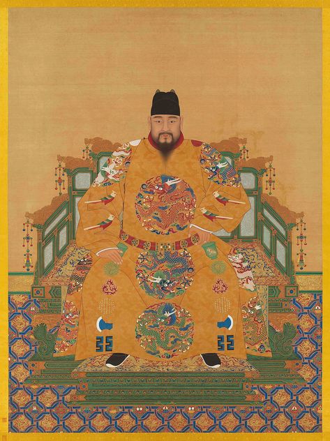 Emperor Yingzong of Ming - Wikipedia Chinese Portrait, Chinese Dynasties, Chinese Emperor, Chinese Artwork, Chinese Art Painting, Ancient Chinese Art, Ancient Paintings, Chinese History, Ming Dynasty