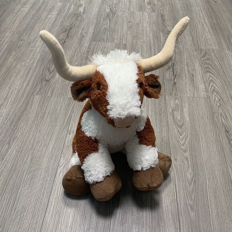 Build a Bear Longhorn Steer Bevo Plush University Of Texas Stuffed Bull Cow 12” Build A Bear Longhorn, Longhorn Steer, Family Lunch, Bull Cow, Country Stuff, Dream Aesthetic, University Of Texas, Build A Bear, North Carolina