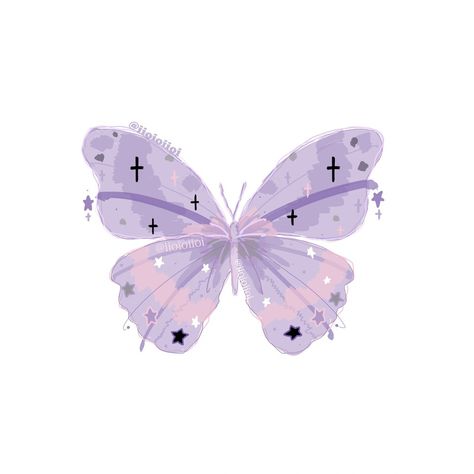 Lilac Aesthetic Stickers, Purple Butterfly Widget, Hibiscus Wallpaper, Butterfly Icon, Purple Themes, Oil Pastel Art, Picture Collage Wall, Pastel Purple, Purple Butterfly