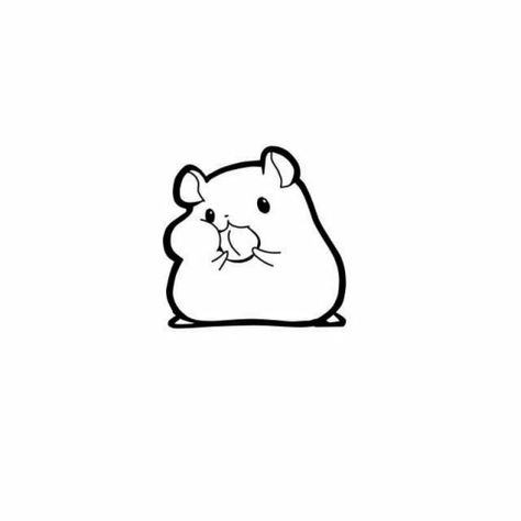 Hamster Tattoo, Cover Highlight, Panda Tattoo, Black Highlights, Pet Memes, Cute Hamsters, Minimal Art, Animal Tattoos, Hamsters