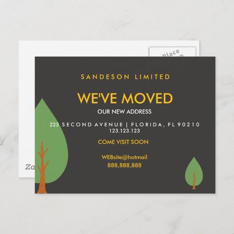 Moved office change of address we've moved announcement postcard #affiliate , #ad, #address#announcement#moved#Moved Moving Announcement Photo, New Home Greetings, New House Announcement, New Home Card, Home Card, New Home Cards, Personalised Cards, Moving Announcements, New Address