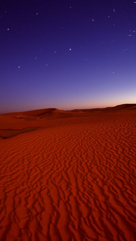 A night desert Red Desert Aesthetic, Desert Night Aesthetic, Reference Landscape, Desert Grunge, Desert Night Sky, Arabian Nights Aesthetic, Desert At Night, Alien Painting, Desert Paradise