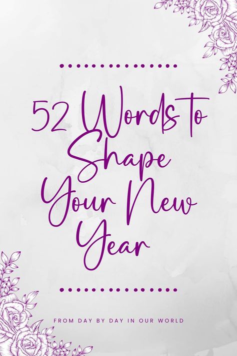 Ready to start setting some goals and intentions for the new year? This list of 52 words will help get you started. Each word has a corresponding journal prompt to help get your thoughts flowing. Use these prompts as inspiration for your own personal resolutions this year. Happy New Year! Word Journal, Happy List, Goals And Intentions, Best Word, Bullet Journal Key, Word Of The Year, Accountability Partner, Your Word, Perfect Word