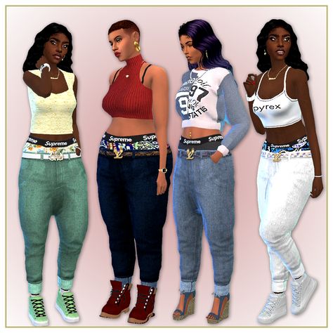 Poisonivy2, helloitskeetz:  blewis50:    Female Saggy Jeans ... Sims 4 Sagging Pants, Sims 4 Cc Lesbian Stud Clothes, Lesbian Sims 4 Cc, Sims 4 Lesbian Cc, Sims 4 Cc Masculine Female Clothes, Sims 4 Stud Cc, Sims 4 Masculine Female Cc, Saggy Jeans, Baggy Clothes Outfit