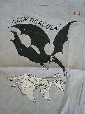 Trendy Fashion ' I Saw Dracula ' Edward Gorey, T-Shirt, Girl's MEDIUM , 1977 Old Stock, Nice, Women's Top Gothic Chic Fashion, Fairytale Quotes, Nice Women, Edward Gorey, Gothic Chic, Closet Aesthetic, Spooky Tattoos, Christmas Vintage, Halloween Horror