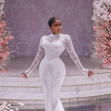 VEEKEE JAMES ATERE on Instagram: "That Feeling when you had your Dream Wedding in your Dream Wedding Dress😢🥹🥰  Photographer @saidmhamadofficial Bride @veekee_james  Groom @femi_bd  Brides Outfits @veekeejames_official  Bridal Styling @style_by_ruvero Makeup @ariyike_mua  Hair stylist @adefunkeee  Groom suit @atafo__ Groom styling @groomsoftheinfidel  Event planner @elithan_events  Decor @whitehillsevents   #LoveUnbeaten24" Veekee James Wedding Dress, Veekee James, African Bridal Dress, Bridal Styling, African Bride, Bride And Groom Outfit, Events Decor, Classy Wedding Dress, Dinner Dress Classy