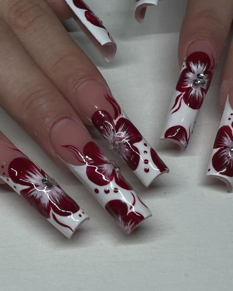 Period. #nails #xlnails #nailshapes #nailart #90snails #naildesign #nailinspo #nailsofinstagram #explorepage #losangeles #nailtech | Instagram 2000 Flower Nails, Korean Nails Jelly, Summer Nails Korean, Old School Nails, Oldies Nails, G59 Nails, Chola Nails, Nail Shapes And Designs, Winter Nails French