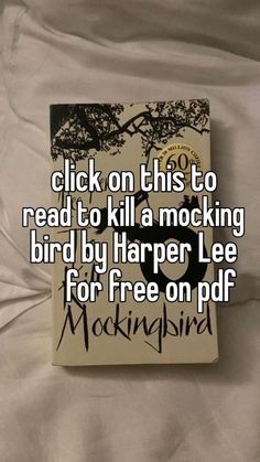 How To Kill A Mockingbird, Free Pdf Books Download Websites, Click On This Pin To Read, Click To Read, Free Books Website, Popular Books To Read, To Kill A Mockingbird Book, Book Pdfs, Websites To Read Books