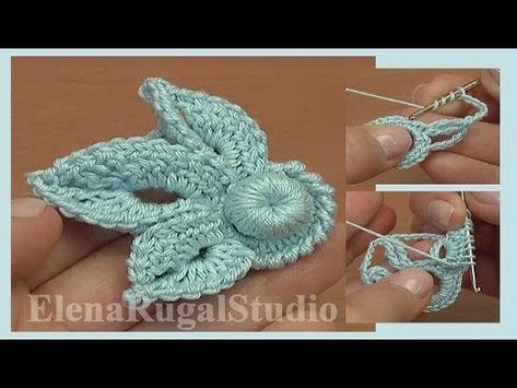 Irish Crochet Shamrock Free Pattern - YouTube Irish Crochet Leaf Pattern, Crochet Shamrock Free Pattern, Irish Crochet Charts, Irish Crochet Patterns Free, Crochet Shamrock, Irish Crochet Tutorial, Hekel Patrone, Nordic Food, Irish Lace Crochet Pattern