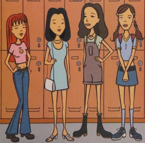 Daria Fashion Club, Quinn Daria, Daria Characters, Quinn Morgendorffer, Daria Tv Show, Mtv Daria, Chica Aesthetic, Daria Mtv, 90s Cartoon Characters