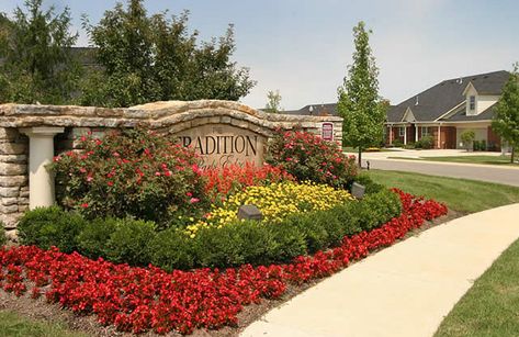 neighborhood entrance landscaping photos | ... Landscape Architecture, Lexington KY | Projects - Community Amenities Community Entrance Landscaping, Commercial Landscape Design Ideas, Landscape Entrance Design, Neighborhood Entrance Landscaping, Entrance Plants, Neighborhood Entrance, Front Entry Landscaping, Entrance Landscape, Landscaping Entrance