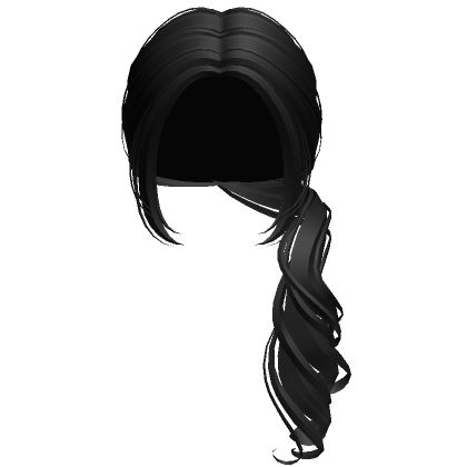 Curled Ponytail, Create An Avatar, Soft Curls, Ponytail Hairstyles, Black Hair, Hair Accessories, Hair