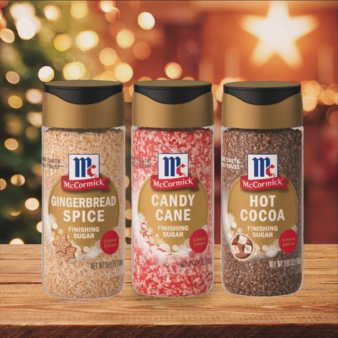 New from @mccormickspice! 🌲❄️🍪👩🏼‍🍳 6 New Finishing Sugars! Just in time for the holidays! 🧁🎄🦃 Flavors Include: 🫚Gingerbread Spice 🎅🏼 Candy Cane ☕️ Hot Cocoa 🧁 White Frosting 🍮 Salted Caramel 🤎 English Toffee These are going to be amazing in your favorite holiday cookies, cakes & breads! Even on popcorn or in your favorite beverage! 😋🤤 What flavor would you like to try? 🫚🎅🏼☕️🧁🍮🤎 @mccormickspice #mccormick #holidays #gingerbread #englishtoffee #hotcocoa #candycane #frosting #salte... Gingerbread Spice, English Toffee, White Frosting, Country Christmas, Holiday Cookies, Salted Caramel, Just In Time, Toffee, Favorite Holiday