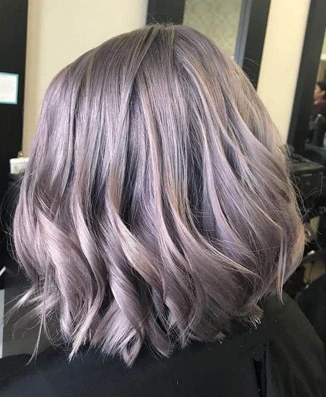 25 Breathtaking Lavender Grey Hairstyles to Try in 2024 Lavender Hair Highlights, Faded Purple Hair, Lilac Grey Hair, Silver Lavender Hair, Lavender Hair Dye, Lavender Grey Hair, Purple Hair Streaks, Purple Blonde Hair, Silver Blue Hair