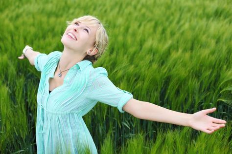 How to be happy: 10 principles of happiness, and why being happy can let us live longer | South China Morning Post Small Moments, Woman Standing, Pain Free, Live Long, Pain Relief, Pretty Woman, A Woman, Essential Oils, Short Sleeve Dresses