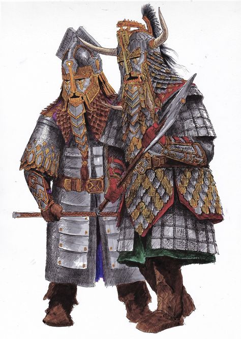 Dwarvish Armor, Dwarven Armor, Tolkien Art, Heroic Fantasy, Fantasy Races, Jrr Tolkien, Fantasy Armor, Warhammer Fantasy, Fantasy Warrior