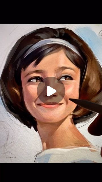 Aleksei Vinogradov ART🎨 on Instagram: "A little bit of the portrait process from old movies:) I used Procreate + my brushes 🖌
#draw #portraitart #procreate #digitalart" Digital Painting Process, Traditional Drawing, Learn Something New Everyday, Procreate Brushes Free, Free Brush, Procreate Brushes, Photoshop Brushes, Painting Process, Illustration Artists