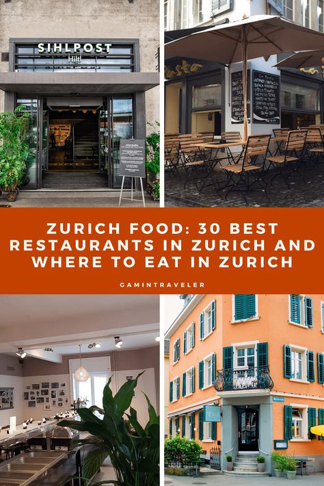 Zurich Food - 30 Best Restaurants In Zurich And Where To Eat 2 Food In Zurich, Zurich Food Guide, Where To Eat In Zurich, Best Restaurants In Zurich, Zurich Restaurants, Zurich Food, Old Town Restaurant, Zurich Old Town, Lunch Places