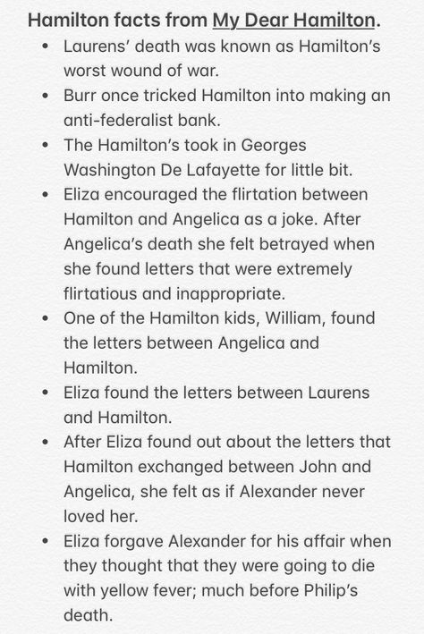 Facts from My Dear Hamilton Hamilton Facts Musical, Hamilton Fun Facts, Hamilton Headcanons, Hamilton Facts, Alexander Hamilton Fanart, Hamilton Tumblr, Lams Hamilton, Hamilton Comics, Hamilton Jokes