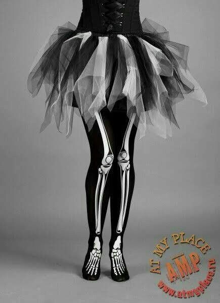 Skeleton Costume Diy, Den Mrtvých, Skeleton Halloween Costume, Skirt Tutu, Halloween Tutu, Diy Kostüm, Skeleton Costume, Halloween Costumes Makeup, Gothic Rock