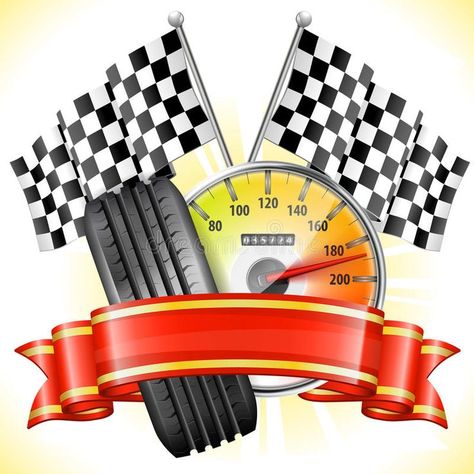 Racing. Concept - Speedometer with Flags, Tire and Ribbon, vector illustration #Sponsored ,… | Hot wheels birthday, Hot wheels party, Birthday cake topper printable Motor Cake, Bolo Hot Wheels, Hot Wheels Cake, Race Car Cakes, Wheel Cake, Car Cake Toppers, Ribbon Vector, Hot Wheels Party, Hot Wheels Birthday