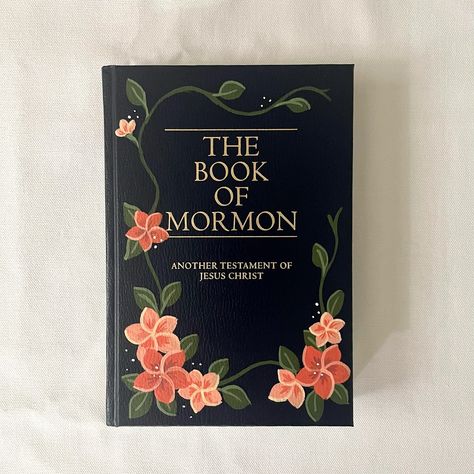 Book Of Mormon Painted Cover, Painted Book Of Mormon, Scripture Painting, Mormon Art, Full Rainbow, Sister Missionaries, Lds Art, The Book Of Mormon, Book Of Mormon