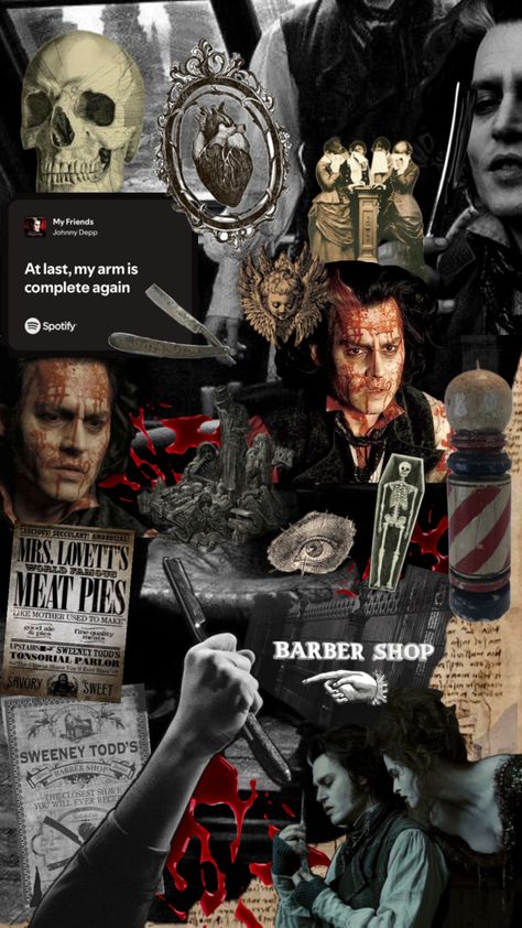 sweeney todd musical johnny depp helena bonham carter tim burton wallpaper collage Sweeney Todd Musical, Tim Burton Wallpaper, Johnny Depp Wallpaper, Helena Bonham, Wallpaper Collage, Sweeney Todd, Bonham Carter, Helena Bonham Carter, Close Shave