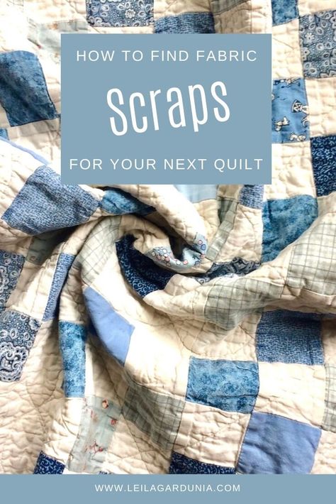 Six ways to find fabric scraps when you are just starting to quilt or are on a budget. Sewing With Scraps, Scrap Quilting, Free Quilt Tutorials, Mountain Quilts, Scrappy Quilt Patterns, Scrap Busters, Rainbow Quilt, Scrap Quilt Patterns, Scrap Quilt