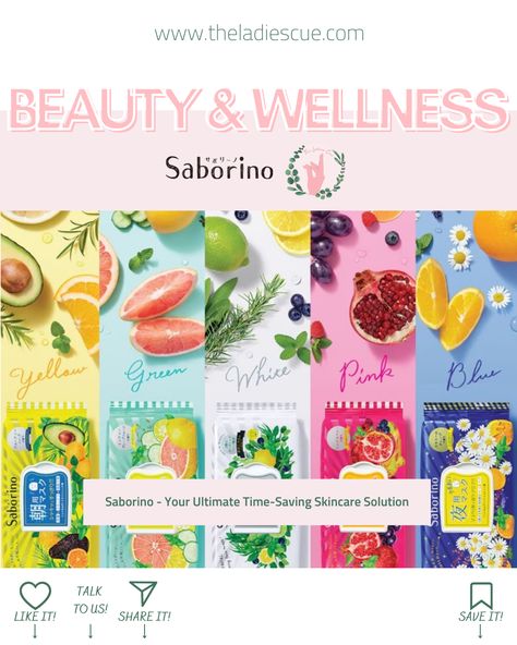 In the fast-paced world we live in, time is a luxury. That's why Saborino has crafted the perfect solution for your skincare needs with their Renewal of Saborino 1-Minute Mask. This innovative product offers a quick and effective way to nourish and refresh your skin in just 60 seconds.


#saborinosg #1minskincareshortcut #beauty #theladiescue #alifestylecommunity Skincare Needs, Night Mask, Ladies Club, Masks Crafts, Anti Aging Beauty, Normal Skin, Organic Herbs, Mixed Berries, Night Routine