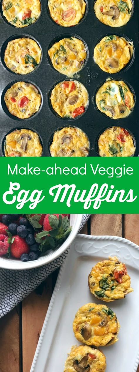 Veggie Egg Muffins, Veggie Egg Cups, Egg Muffins Breakfast Healthy, Egg Muffins Healthy, Breakfast Hack, Veggie Muffins, Egg Muffins Recipe, Healthy Egg Breakfast, Egg Muffins Breakfast