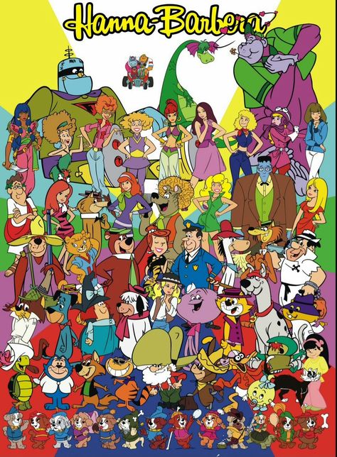 80s Cartoon Characters, Hanna Barbera Characters, Hannah Barbera, Hanna Barbera Cartoons, Old School Cartoons, Morning Cartoon, 80s Cartoon, Classic Cartoon Characters, 90s Cartoons