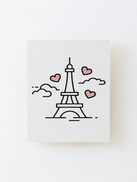 Wall-ready birch plywood print 1/4 inch (6mm) thick with rounded corners Wood grain may be visible through print Mount directly to the wall using 3M tabs Wood spacer helps print stand out 3/4 inch (2cm) from the wall. Cute drawing of the eiffel tower, Paris is magic - Drawing color Eiffel Tower Outline, Paris Eiffel Tower Drawing, Drawing Of The Eiffel Tower, Paris Drawings, Eiffel Tower Drawing, Paris Drawing, Eiffel Tower Painting, Magic Drawing, France Eiffel Tower