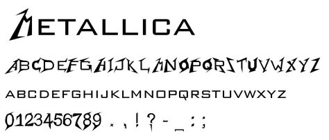 Metallica Font, Abc Fonts, Distorted Font, Tattoo Lettering Alphabet, Abc Font, Metal Font, Free Font Download, Cake Templates, Professional Style