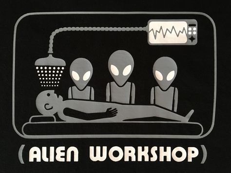 Alien Workshop Skateboards Skate Ads, Alien Workshop Skateboards, Workshop Logo, Bob Lazar, Skateboard Graphics, Mk Ultra, Skateboard Logo, Skateboard Art Design, Computer Gaming Room