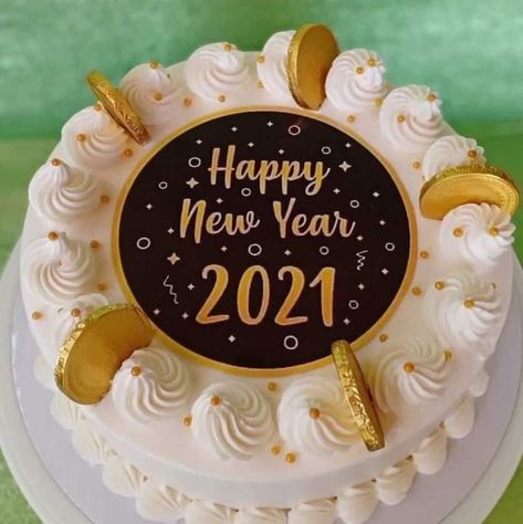 Happy New Year Cake Design, New Year Cake Design, New Year Cake Designs, Happy New Year Cake, New Year Cake, Butterfly Birthday Cakes, New Year's Cake, Delicious Cake Recipes, Cake Decorating Designs