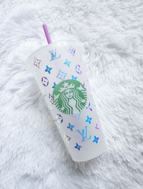 Cold Coffee Cup, Copo Starbucks, Lv Inspired, Starbucks Cup Design, Starbucks Tumbler Cup, Disney Starbucks, Business Notes, Starbucks Venti, Cold Coffee