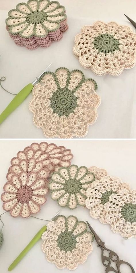 Camomile Potholder - Free Crochet Pattern | Beautiful Skills - Crochet Knitting Quilting | Bloglovin’ Chic Crochet Projects, Crochet Trends For 2023, Crochet Kitchen Mat, Granny Square Crochet Pattern Free Printable, Simple Crochet Birthday Gifts, Free Crochet Patterns 2023, Smaller Crochet Projects, Crochet Pot Separators, Crochet Items That Sell Well Free Patterns