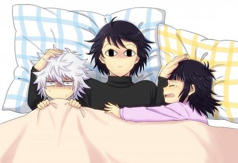 Oh god. I would not want an older brother like that. XD he hates siblings sleeping next to eachother Fem Killua, Alluka Hxh, Hunterxhunter Funny, Zoldyck Family, Alluka Zoldyck, Yoshihiro Togashi, Hxh Characters, Hunter Hunter, Memes Anime