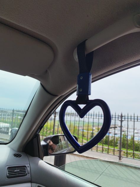 Navy Car, Blue Car Accessories, Blue Heart Ring, Car Deco, Car Backgrounds, Blue Car, Heart Chain, S Car, Car Interior Decor