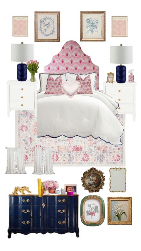 Dreamy Bedrooms, Color Pop, Room Decor, Bedroom, Pink, Color