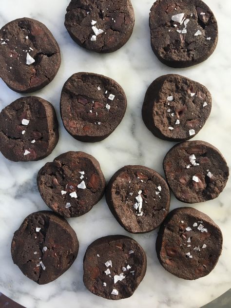 Sable (World Peace) Cookies by Dorie Greenspan Alison Roman Cookie, World Peace Cookies, Sable Cookies, Alison Roman, Dorie Greenspan, Meringue Pie Recipes, Baking Recipes Cookies, Cookie Party, Chocolate Chunk Cookies