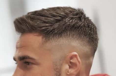 Crew Cut Haircut, Beckham Hair, Short Hair With Beard, Side Part Haircut, Short Fade Haircut, High Fade Haircut, Gents Hair Style, Mens Hairstyles Thick Hair, Haircut Men