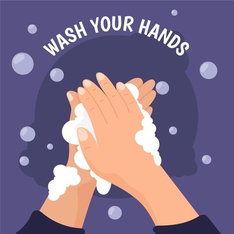 Wash your hands concept Free Vector | Free Vector #Freepik #freevector #hand Boys Blue Hair, Global Handwashing Day, Hand Washing Poster, Hand Clipart, Illustration Story, Free Printable Stickers, Food Graphic Design, Logo Background, Wash Your Hands