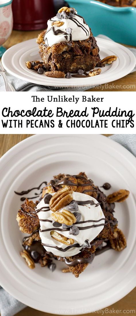 Reward yourself with breakfast that tastes like dessert! Slightly boozy too. Chocolate kahlua bread pudding is bursting with chocolate flavour and a truly special morning treat. Sweet Brunch Recipes, Chocolate Bread Pudding, Bakers Chocolate, Easy Gluten Free Desserts, Diy Easy Recipes, Boozy Desserts, Chocolate Bread, Cheesecake Desserts, Reward Yourself