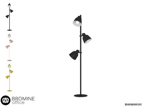 wondymoon's Bromine Floor Lamp The Sims 4 Cc Floor Lamp, Sims 4 Cc Lamp Patreon, Sims 4 Floor Lamp Cc, Wondymoon Sims 4 Cc, Sims 4 Wondymoon, Sims 4 Lamp Cc, Sims Decor, Sims 4 Beds, Sims Furniture